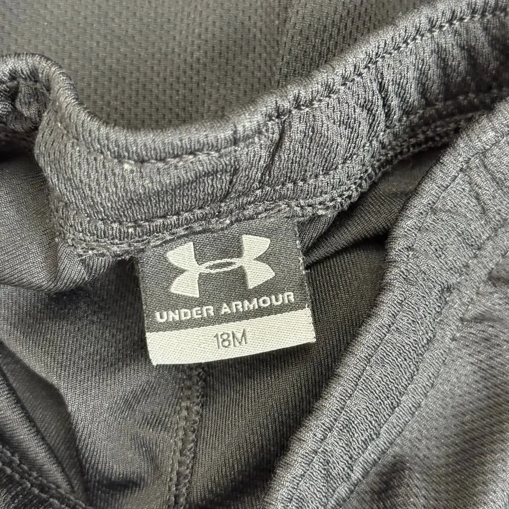 Under Armour Red & Black Activewear Set Pullover Top & Pants Size 18 Months
